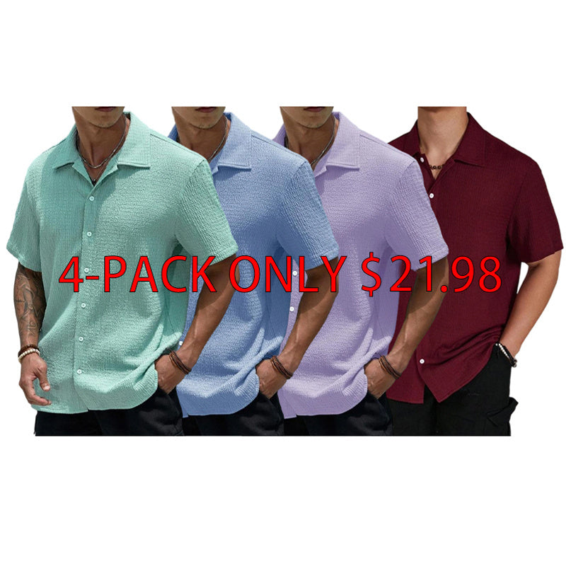 🔥Last day promotion⚡Men's Textured Knit Shirt