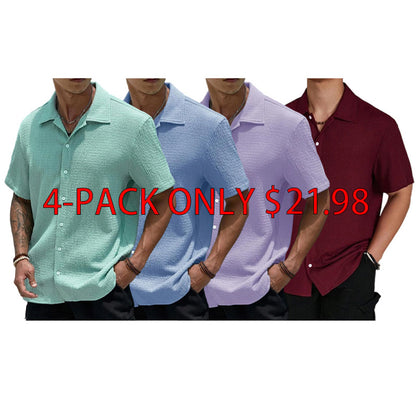 🔥Last day promotion⚡Men's Textured Knit Shirt