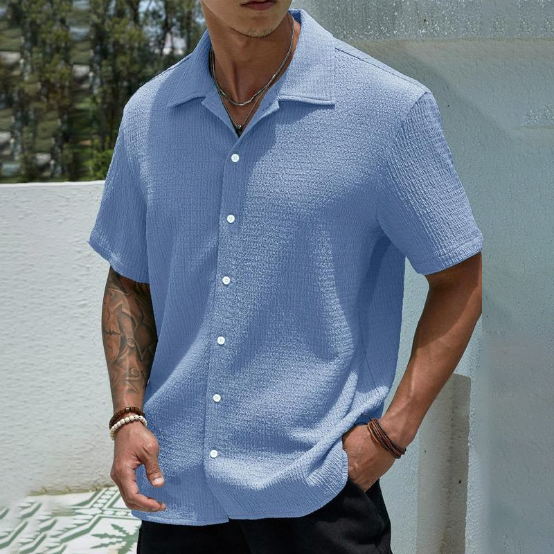 🔥Last day promotion⚡Men's Textured Knit Shirt