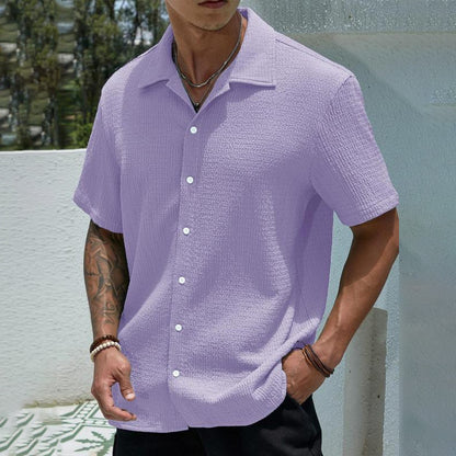 🔥Last day promotion⚡Men's Textured Knit Shirt