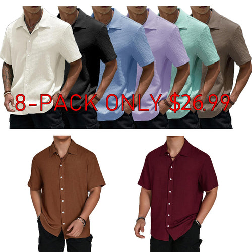 🔥Last day promotion⚡Men's Textured Knit Shirt