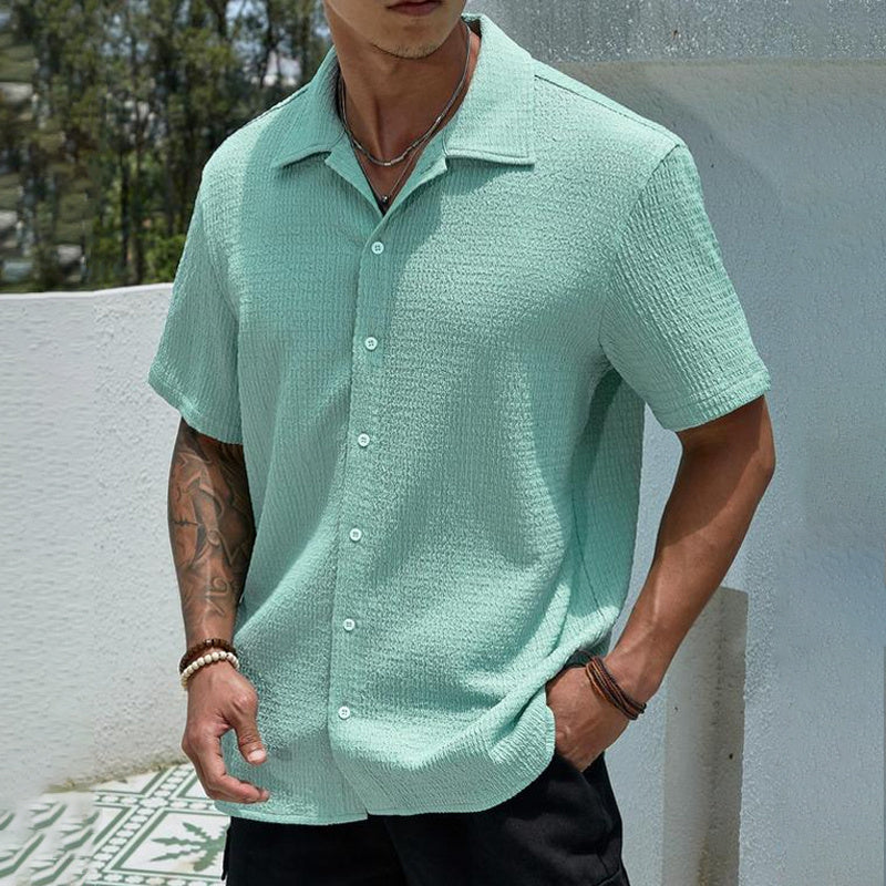 🔥Last day promotion⚡Men's Textured Knit Shirt