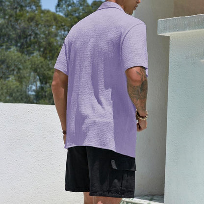 🔥Last day promotion⚡Men's Textured Knit Shirt