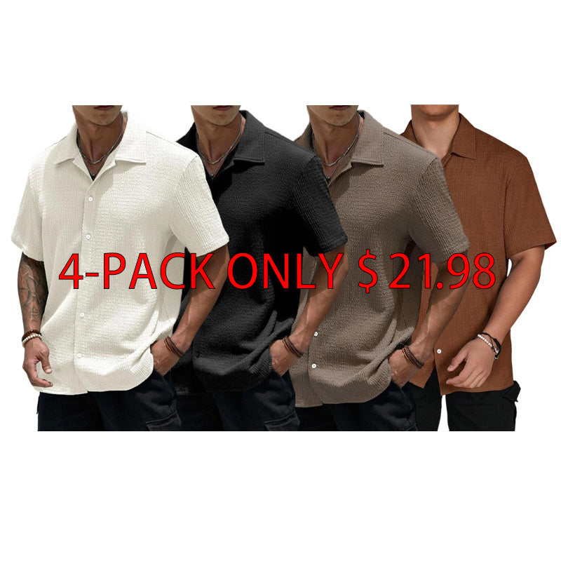 🔥Last day promotion⚡Men's Textured Knit Shirt