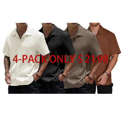 🔥Last day promotion⚡Men's Textured Knit Shirt